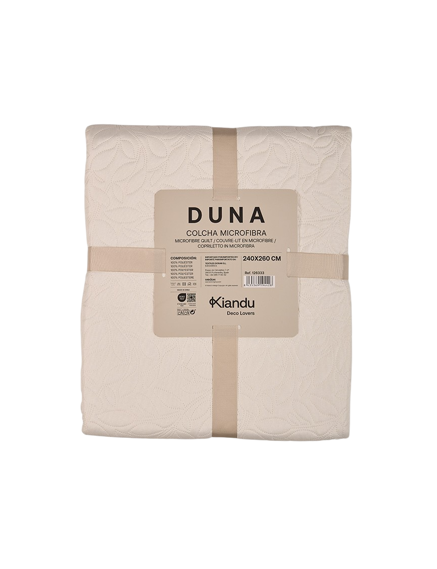 COLCHA BOUTI DUNA 240X260 CRUDO UNIDAD