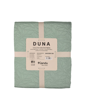 COLCHA BOUTI DUNA 240X260 VERDE MAR UNIDAD