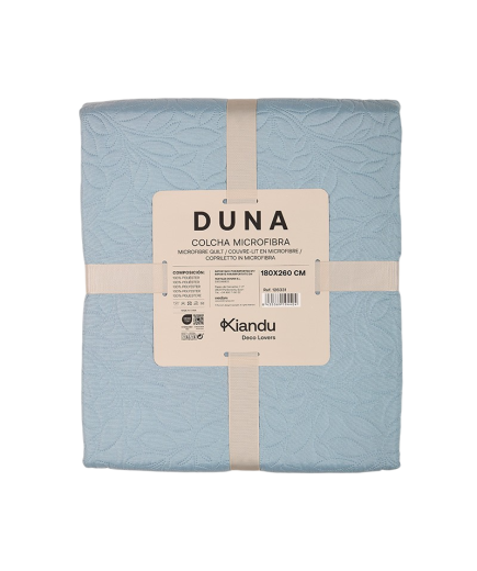 COLCHA BOUTI DUNA 180X260 AZUL UNIDAD