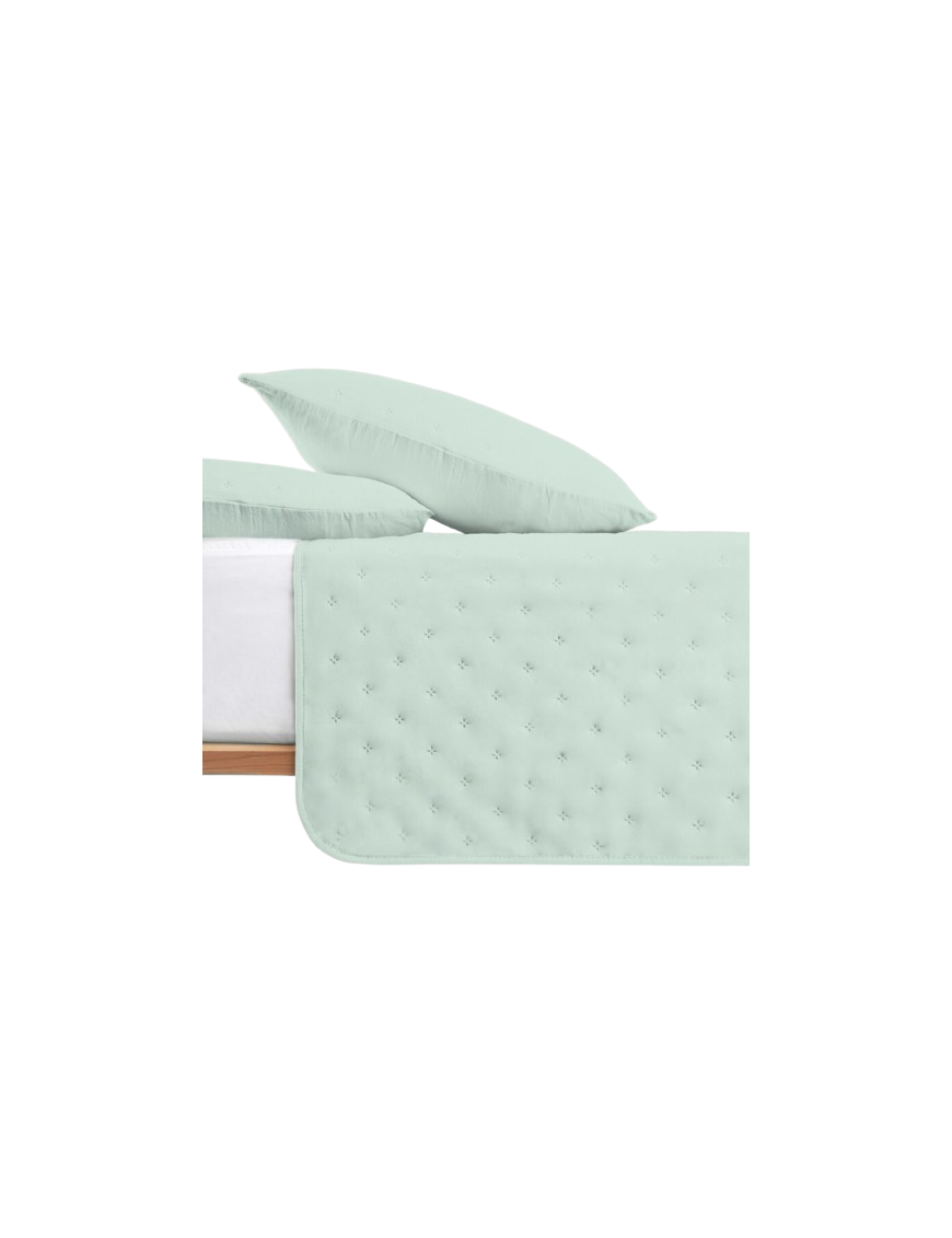 COLCHA BOUTI DAYLI 180X250 AQUA UNIDAD