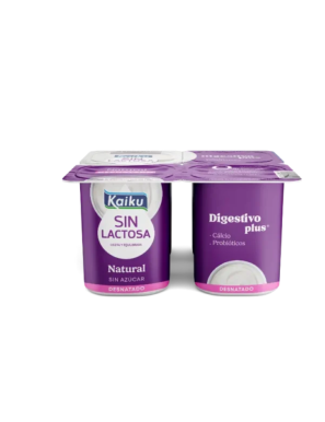 KAIKU YOGUR NATURAL DESNATADO PACK-4 UD