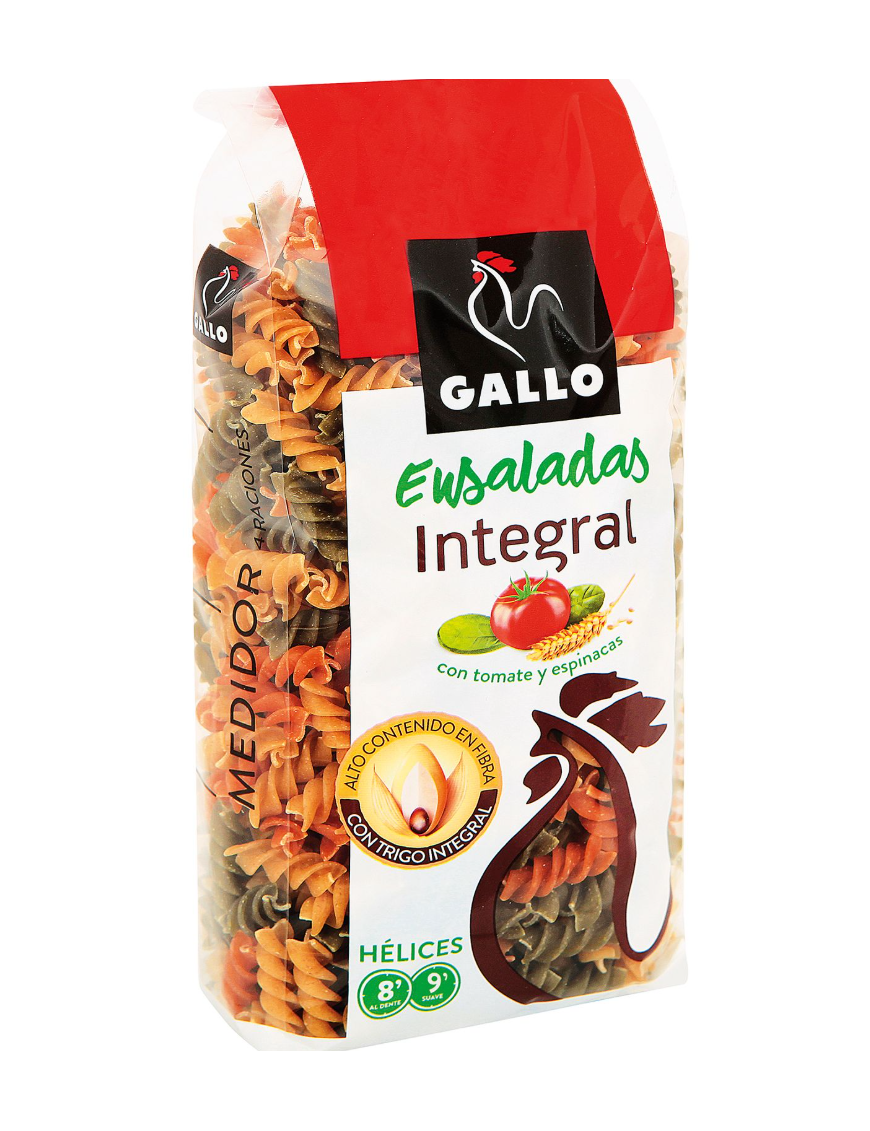 HELICES ENSALADA INTEGRAL GALLO P/400GR
