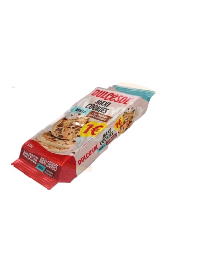 DULCESOL COOKIES MAXI BLANCO P/125GR 