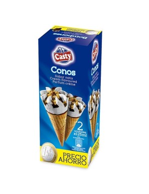 HELADO CASTY CONOS PACK AHORRO 2X125ML