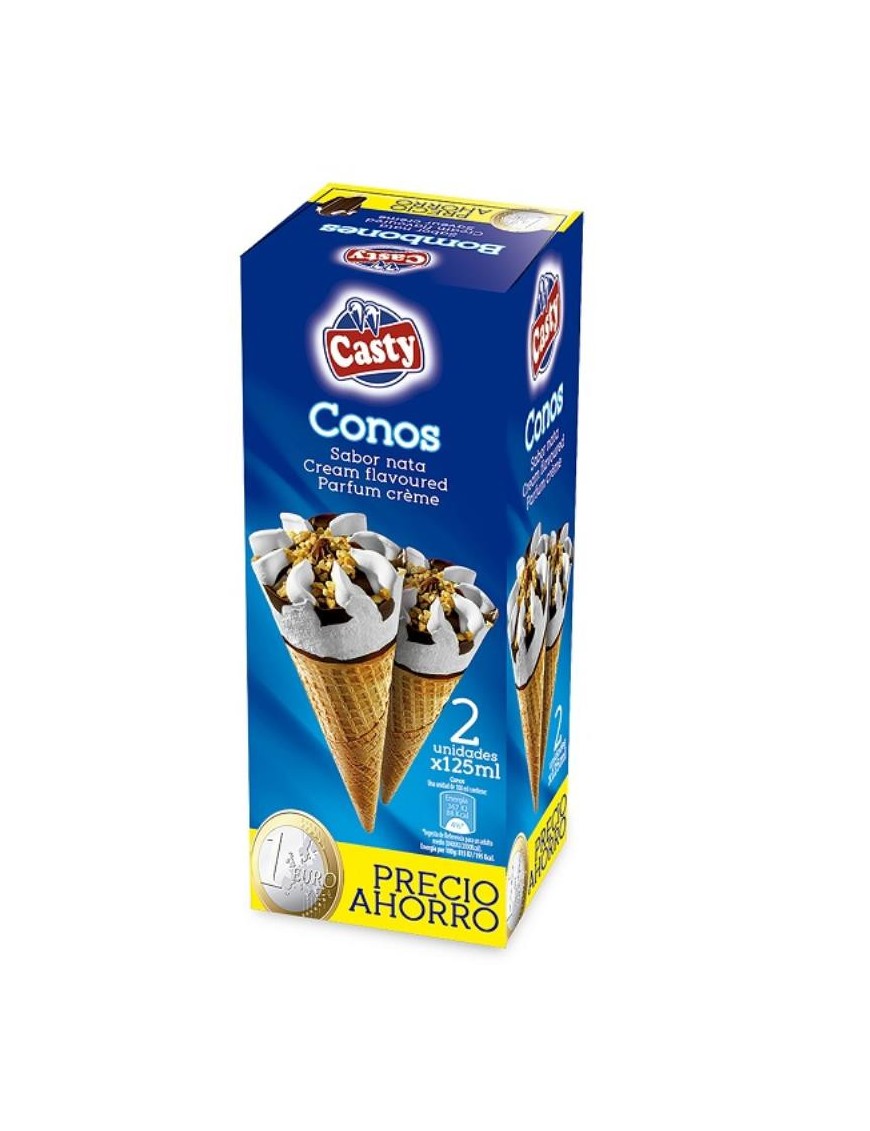HELADO CASTY CONOS PACK AHORRO 2X125ML
