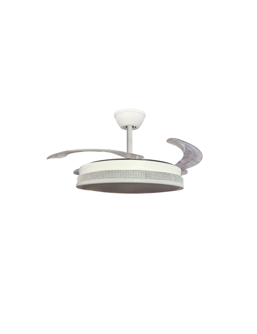 VENTILADOR TECHO C/LUZ "VITRIMUR" MOD. VERA