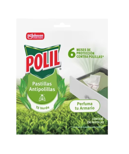 ANTIPOLILLAS POLIL RAID TE VERDE B/24 UNIDADES
