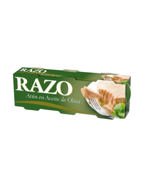 ATUN RAZO A/OLIVA 52 GR PACK-3 UD OJOOOO