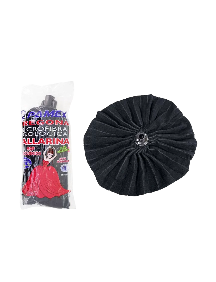 FREGONA PAMEX MICROFIBRA BALLERINA NEGRA UD