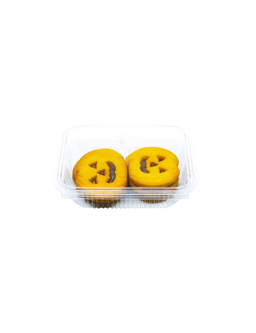HALLOWEEN GALLETA CALABAZA 200GR PACK-4 UD