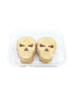 HALLOWEEN GALLETA CALAVERA 200GR PACK-4 UD