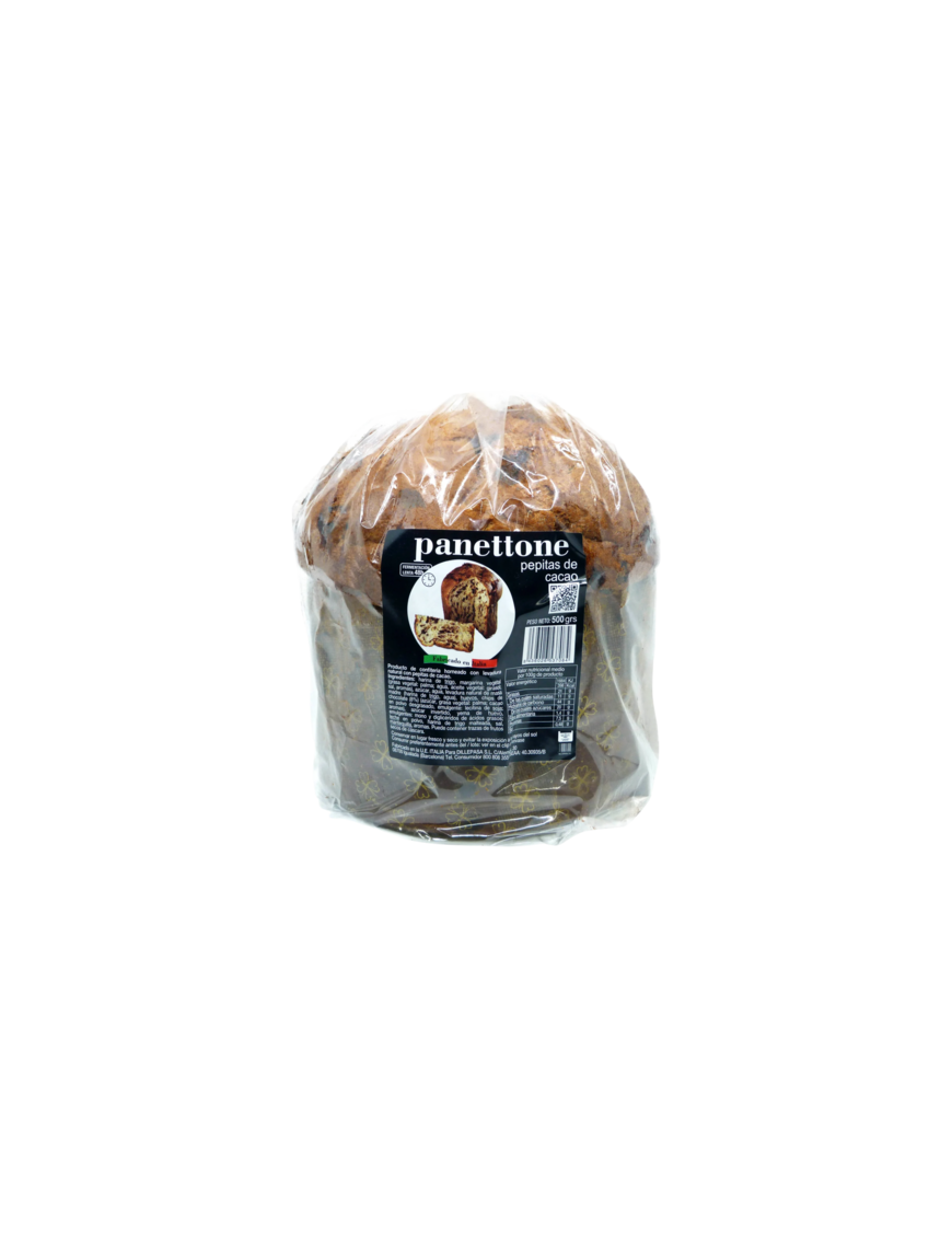 PANETTONE PEPITAS CACAO MUSFIS 500 GR