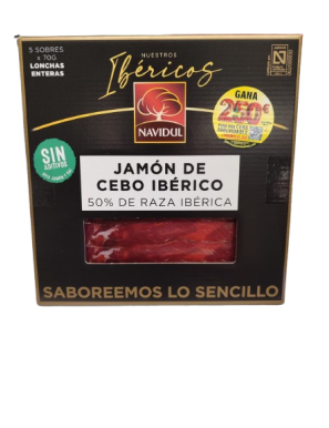 NAVIDUL MAXI JAMON IBERICO C/43279 5X70G 350G