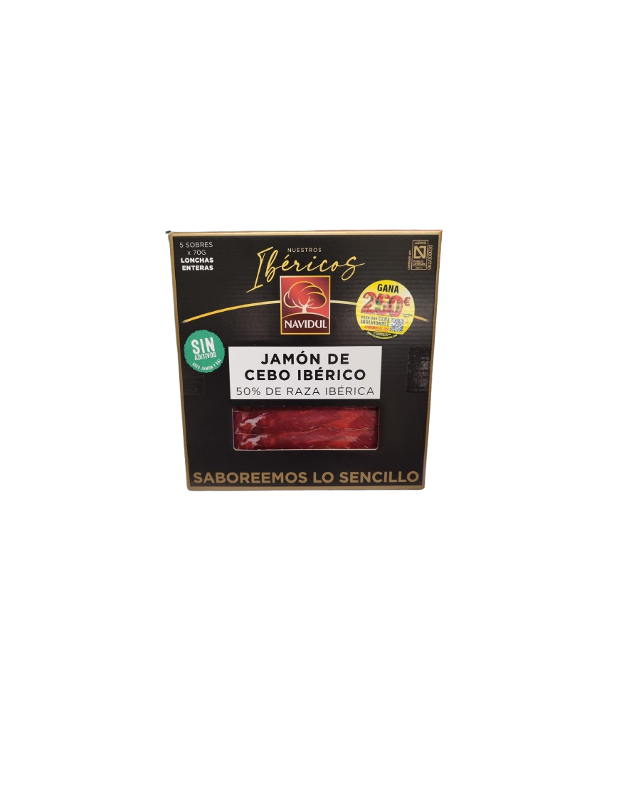 NAVIDUL MAXI JAMON IBERICO C/43279 5X70G 350G