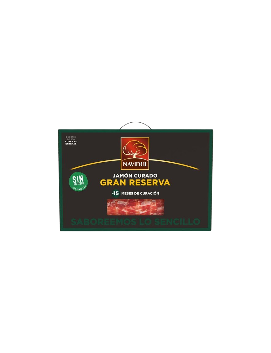 NAVIDUL MALETIN JAMON CURADO SOBRE 8X80G 640G