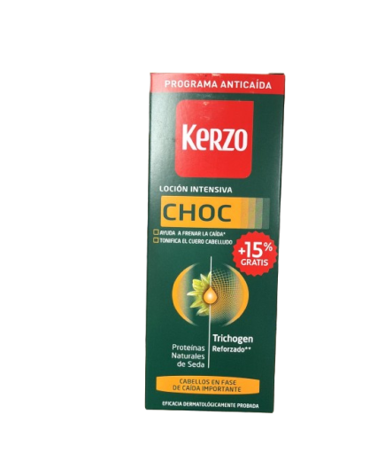 LOCION KERZO ANTICAIDA CHOC B/175 ML