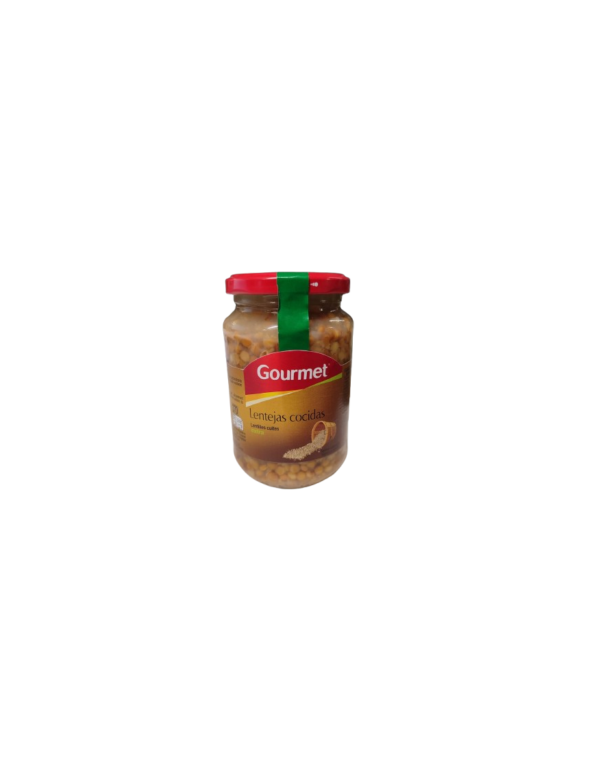 LENTEJAS COCIDAS GOURMET T/C 240 GR