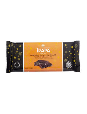 TURRON TRAPA CHOCOLATE NEGRO CRUJIENTE T/140 GR