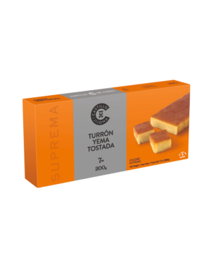 TURRON CASTILLO JIJONA YEMA TOSTADA P/150 GR