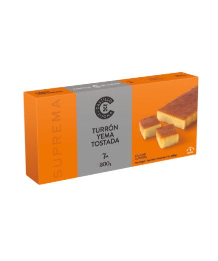TURRON CASTILLO JIJONA YEMA TOSTADA P/150 GR