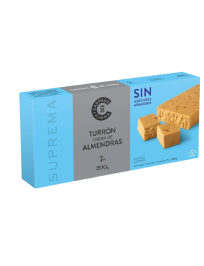 TURRON CASTILLO JIJONA S/A ALMENDRA BLANDO P/200GR