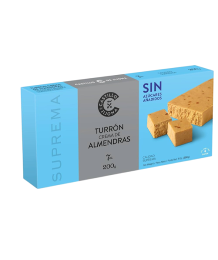 TURRON CASTILLO JIJONA S/A ALMENDRA BLANDO P/200GR