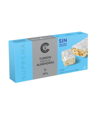 TURRON CASTILLO JIJONA S/A ALMENDRA DURO P/200GR