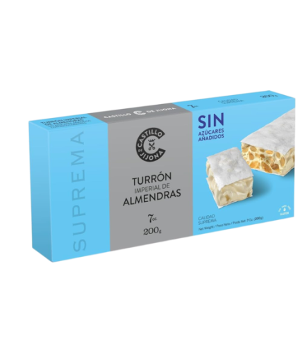 TURRON CASTILLO JIJONA S/A ALMENDRA DURO P/200GR
