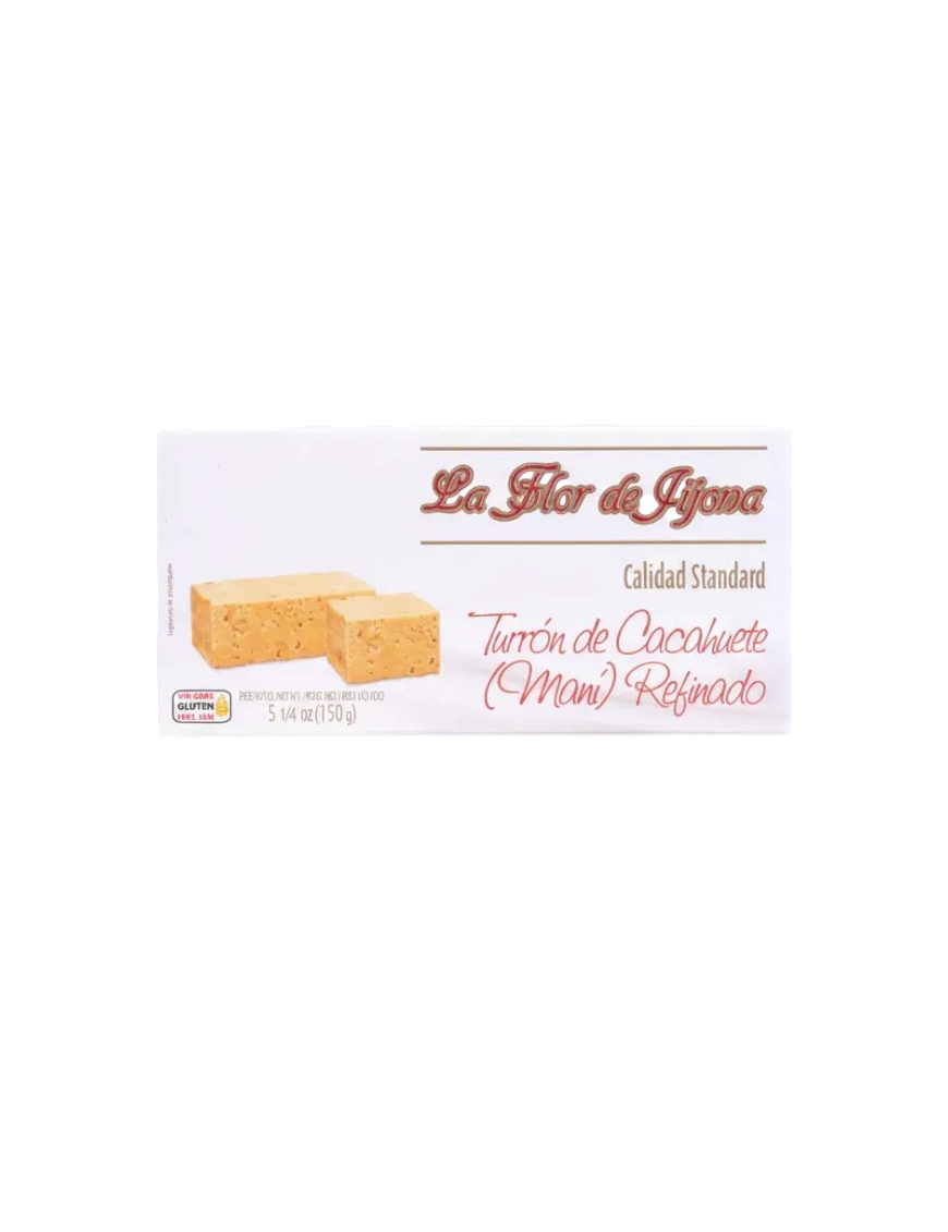 TURRON LA FLOR JIJONA CACAHUETE REFINADO P/150 GR
