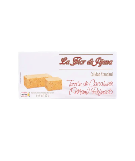 TURRON LA FLOR JIJONA CACAHUETE REFINADO P/150 GR