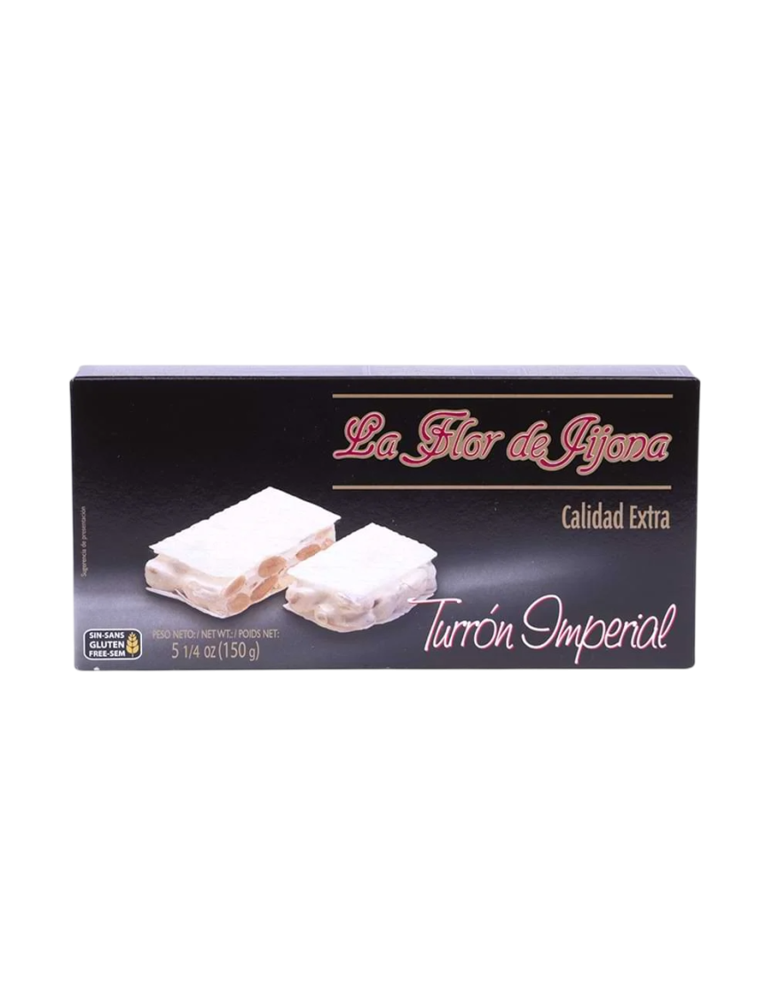 TURRON LA FLOR JIJONA IMPERIAL ALMENDRA P/150 GR