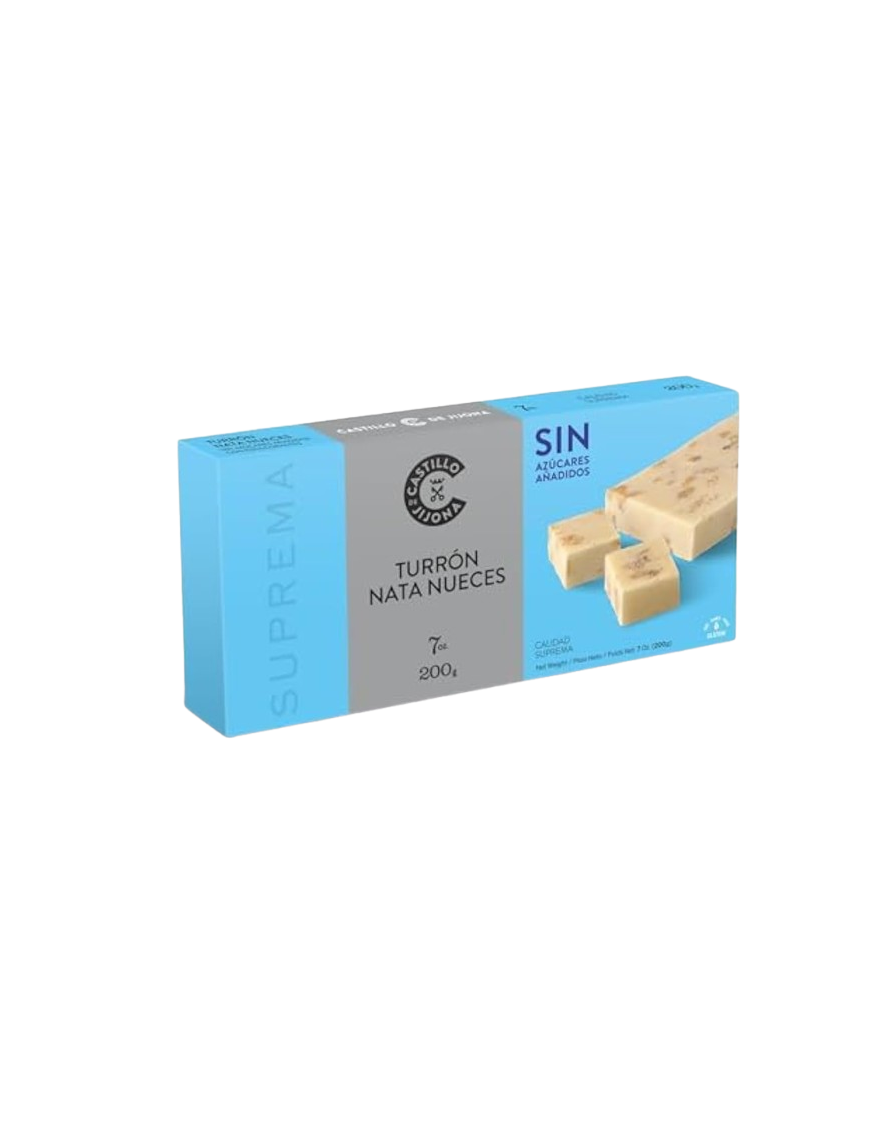 TURRON CASTILLO JIJONA S/A NATA NUECES P/200 GR