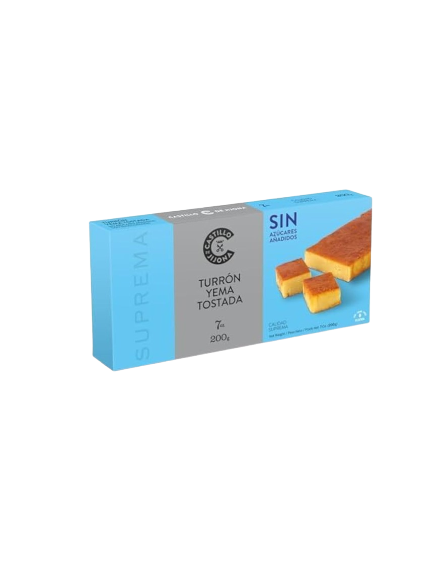 TURRON CASTILLO JIJONA S/A YEMA TOSTADA P/200 GR