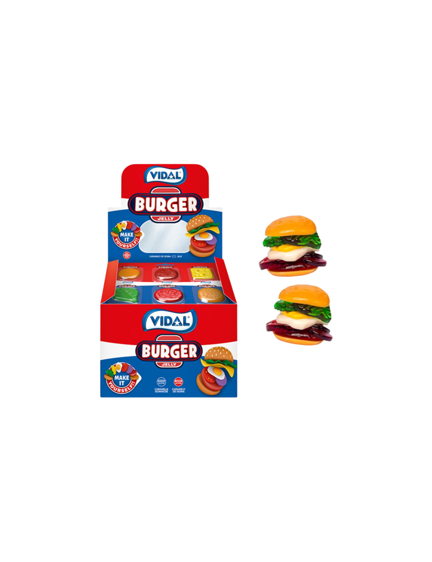 GOMINOLAS VIDAL BURGUER JELLY P/6UD 66GR