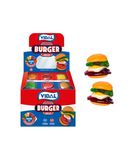 GOMINOLAS VIDAL BURGUER JELLY P/6UD 66GR