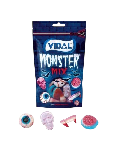 HALLOWEEN VIDAL MONSTER MIX DOY PACK 180GR UD
