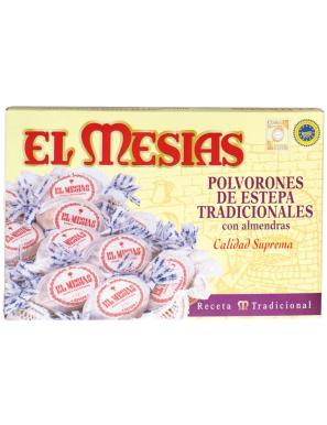 POLVORON EL MESIAS ARTESANO ALMENDRA EST/170 GR