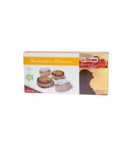 MANTECADOS Y POLVORONES EL MESIAS S/GLUTE EST/120G