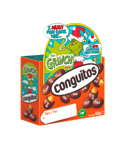 CONGUITOS NAVIDAD GRINCH B/45GR
