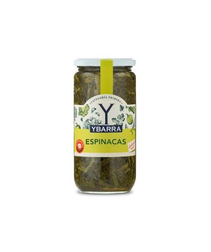 ESPINACAS NATURAL YBARRA T/CRISTAL 660 GR