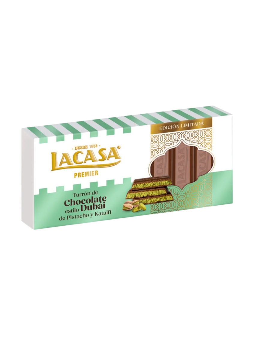 TURRON LACASA PISTACHO DUBAI P/200 GR