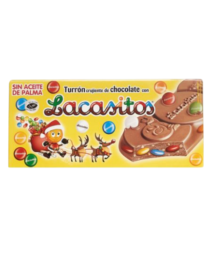 TURRON LACASA LACASITOS CHOCO LECHE P/215GR