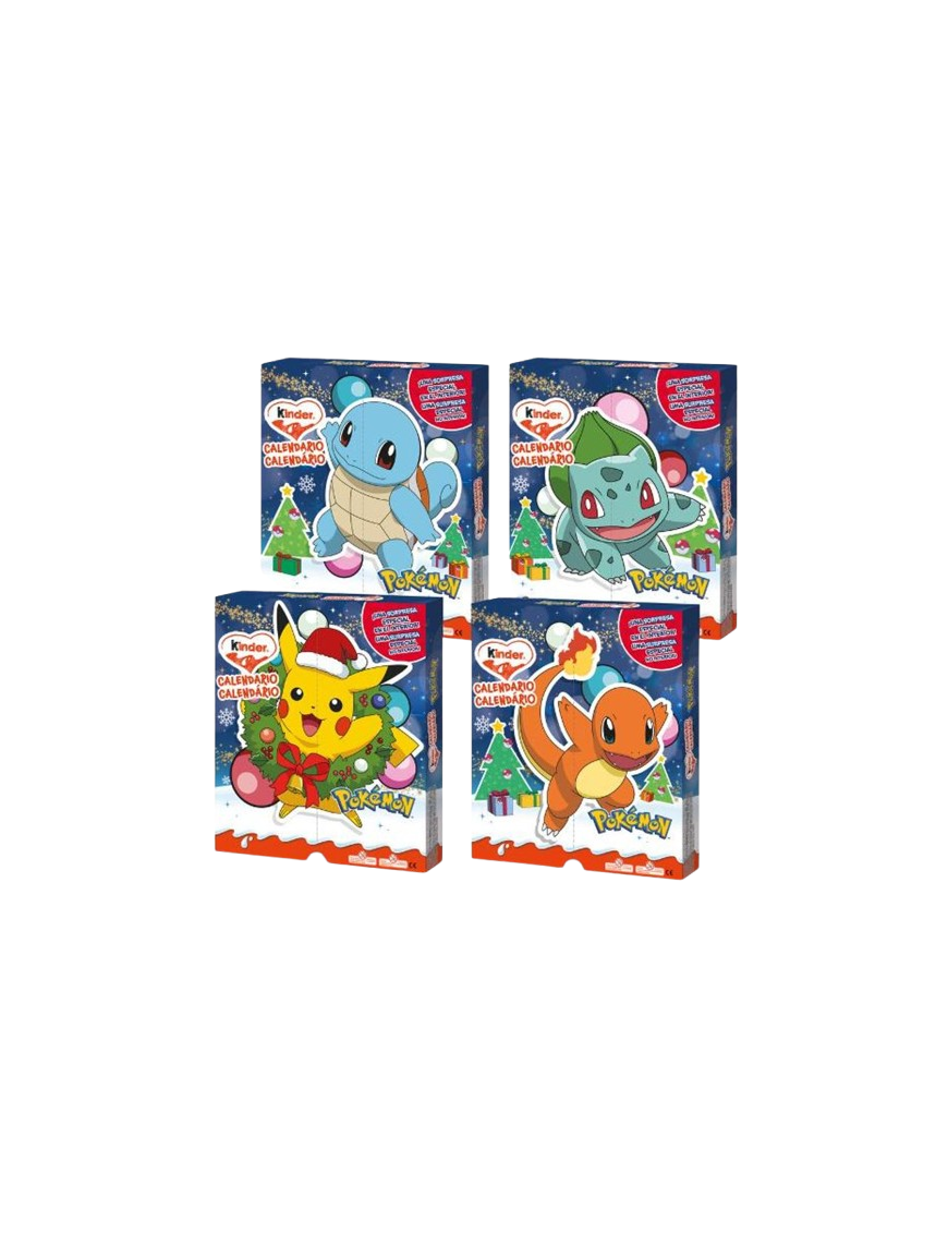 KINDER CALENDARIO ADVIENTO POKEMON 198GR