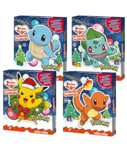 KINDER CALENDARIO ADVIENTO POKEMON 198GR