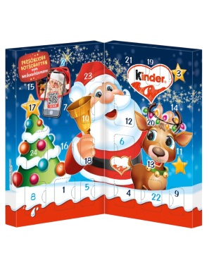 KINDER CALENDARIO ADVIENTO PAPA NOEL 113 GR