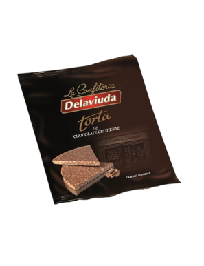 TORTA DELAVIUDA CHOCOLATE CRUJIENTE E/130 GR