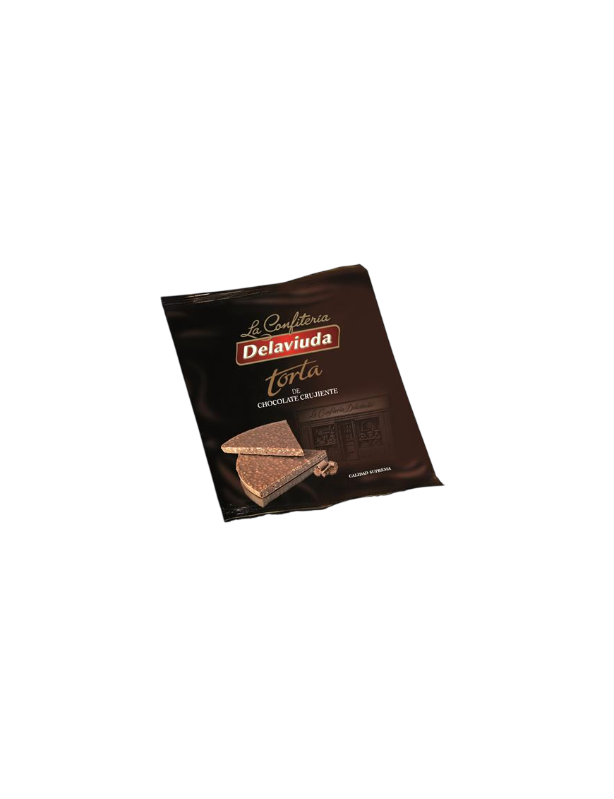 TORTA DELAVIUDA CHOCOLATE CRUJIENTE E/130 GR