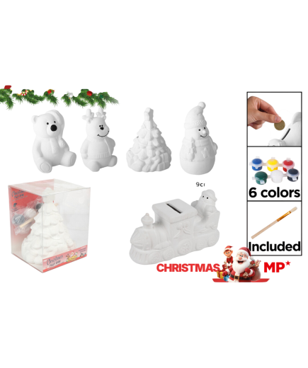 PP HUCHA DE CERAMICA MP PARA PINTAR+TEMPERAS UD