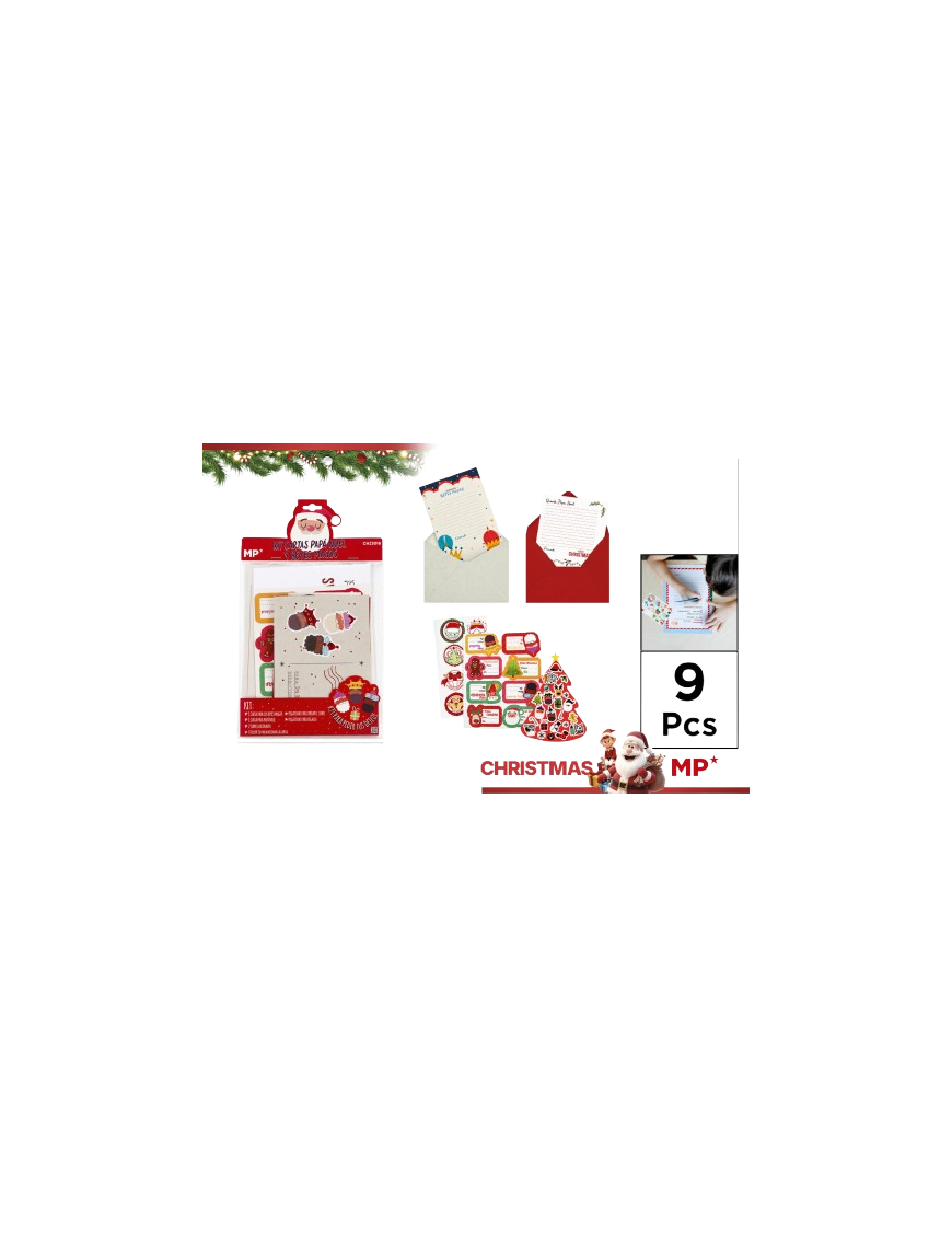 PP KIT CARTAS PAPA NOEL Y REYES MP PACK-9 UD