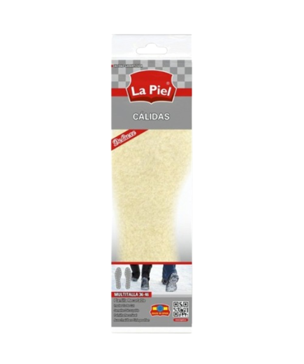 PLANTILLAS LA PIEL BORREGO  TALLA 36-46 PACK-2 UD